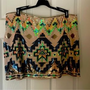 Sequin skirt
